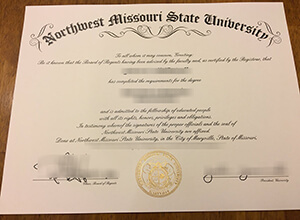 Order a fake Northwest Missouri State University diploma