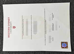 Western Sydney University diploma