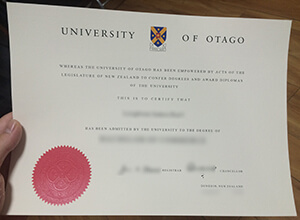 University of Otago diploma