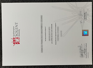 Southampton Solent University degree