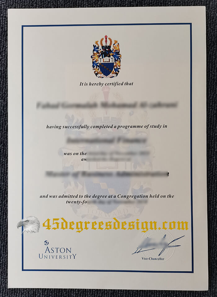 Aston University degree Aston University degree