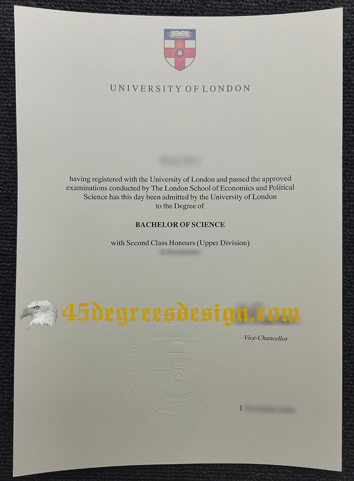 University of London Bachelor of Science degree