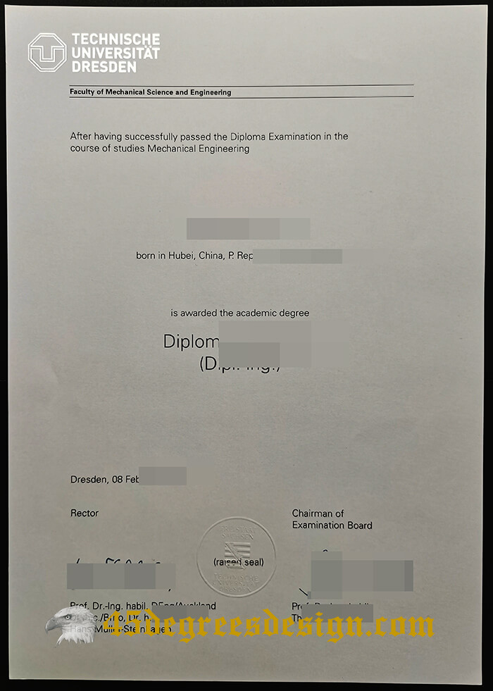 Technische Universität Dresden diploma