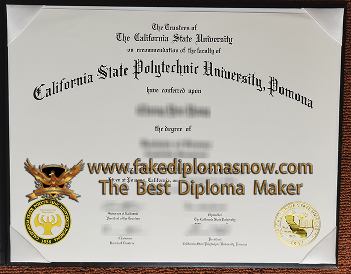  Cal Poly Pomona diploma