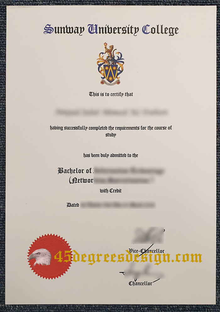 Sunway University college degree Sunway University college degree
