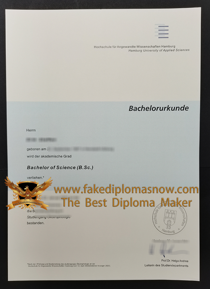 Hamburg University of Applied Sciences diploma Hamburg University of Applied Sciences diploma