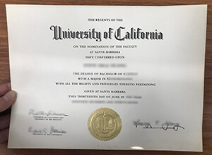 UC Santa Barbara diploma