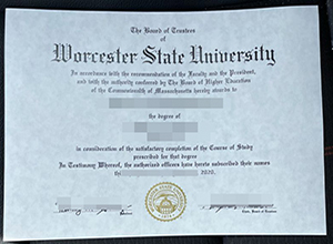 Worcester State University diploma