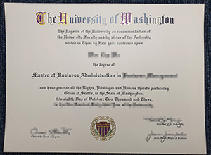 Buy a UW MBA diploma, Order a fake University of Washington certificate