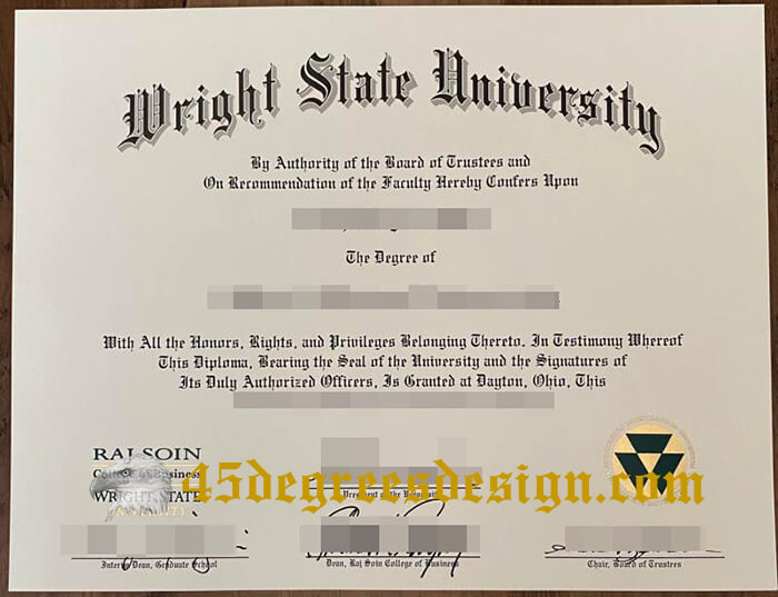 Wright State University Diploma 