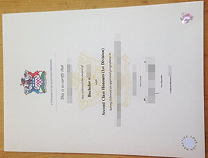 University of Gloucestershire degree