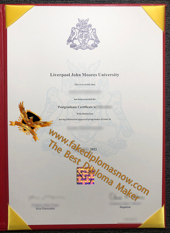 Liverpool John Moores University degree 2022