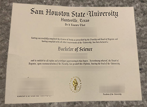 Purchase a fake SHSU diploma, Sam Houston State University degree