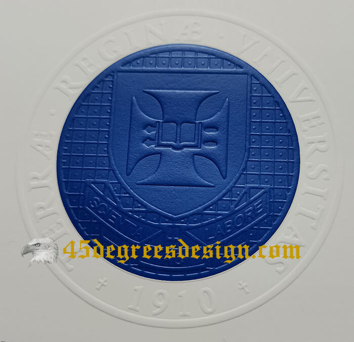 University of Queensland diploma embossed seal