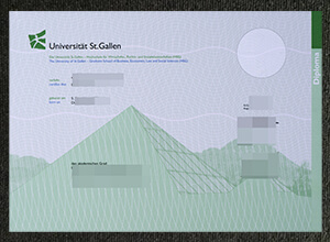 University of St. Gallen diploma