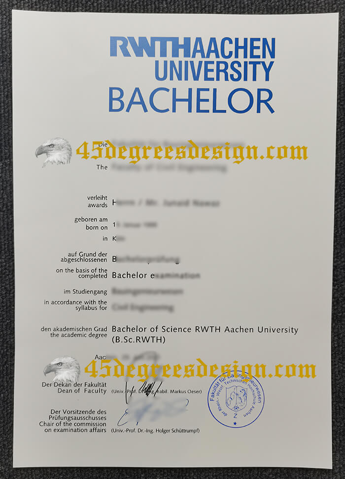 RWTH Aachen University diploma RWTH Aachen University diploma