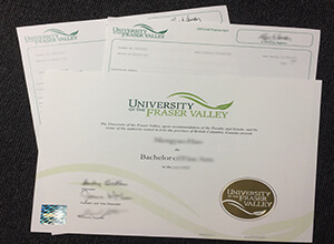 How long to get a fake University of the Fraser Valley degree and transcript?