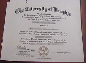 Buy UofM fake diploma, Order a University of Memphis fake degree