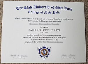 Purchase a fake SUNY New Paltz diploma, order a fake SUNY diploma online