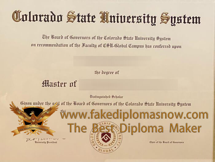CSU Global diploma