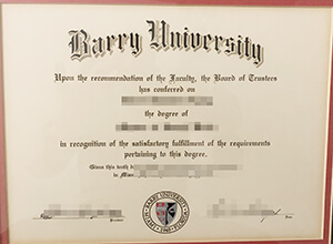 Barry University degree