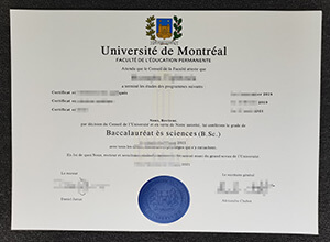 Université De Montréal Diploma