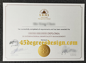Swiss Hotel Management School diploma