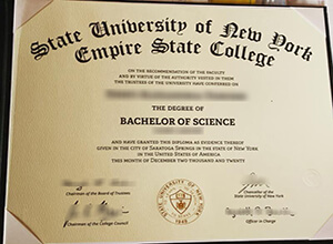 How long to get a fake Empire State College diploma?