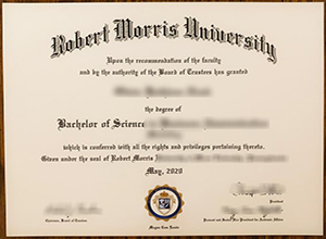 Robert Morris University diploma