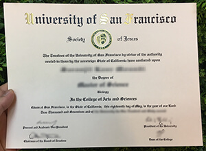 Is It Easy To Make A Fake University of San Francisco (USF) diploma