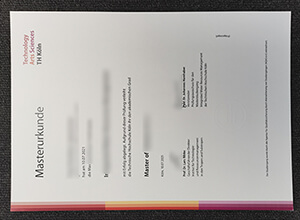 TH Köln University of Applied Sciences diploma