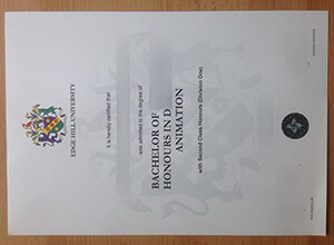 Edge Hill University diploma