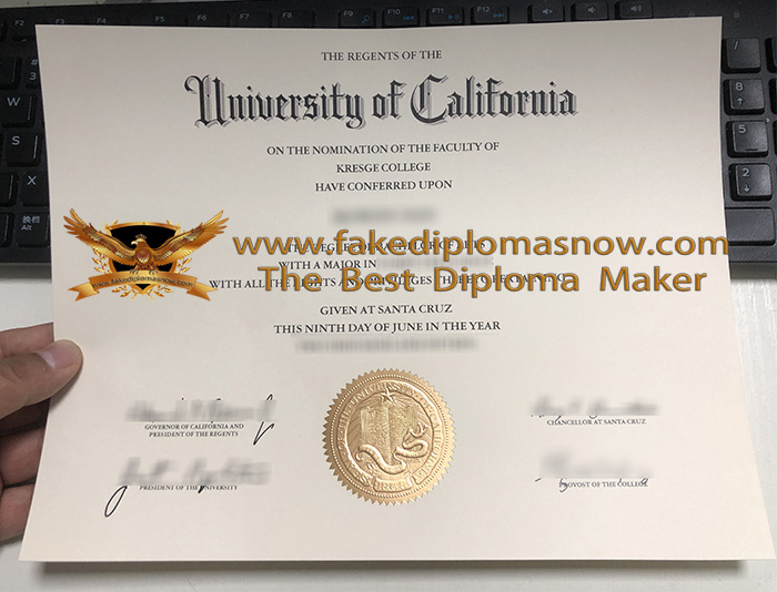 UCSC diploma,Buy a UCSC degree, buy a fake degree certificate UCSC diploma