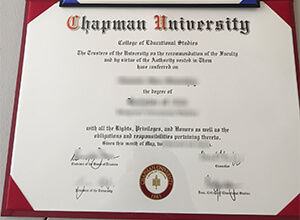 Copy Chapman University Fake Diploma online, Purchase diploma