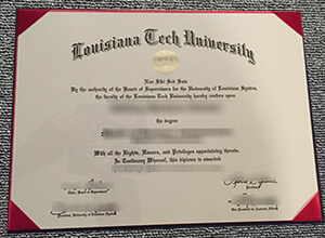 Louisiana Tech University diploma