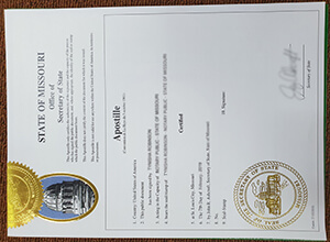 How to buy a realistic State of Missouri Apostille Certificate