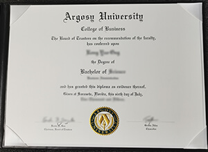 Argosy University diploma