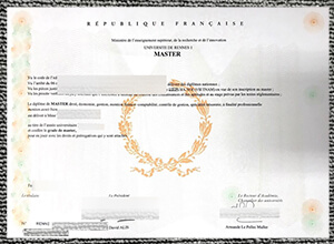 Université Rennes-I diploma