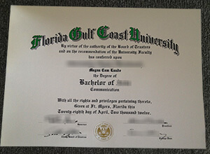 FGCU diploma