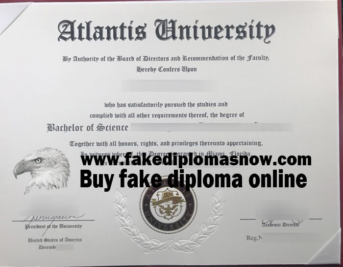 Atlantis University Diploma, Atlantis University degree Atlantis University Diploma, Atlantis University degree
