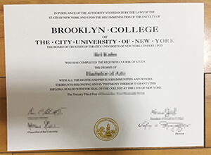 Brooklyn College diploma
