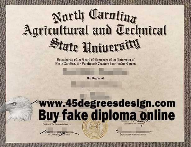 North Carolina A&T diploma