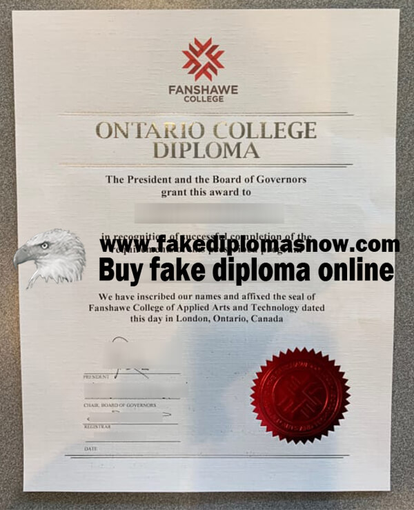 Fanshawe College diploma 