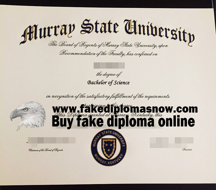 Murray State University diploma, Fake MSU degree 