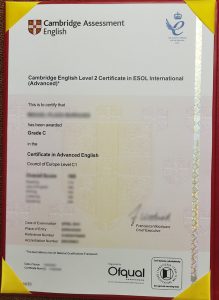 Fake Cambridge C1 Advanced Certificate , Fake CAE Certificate
