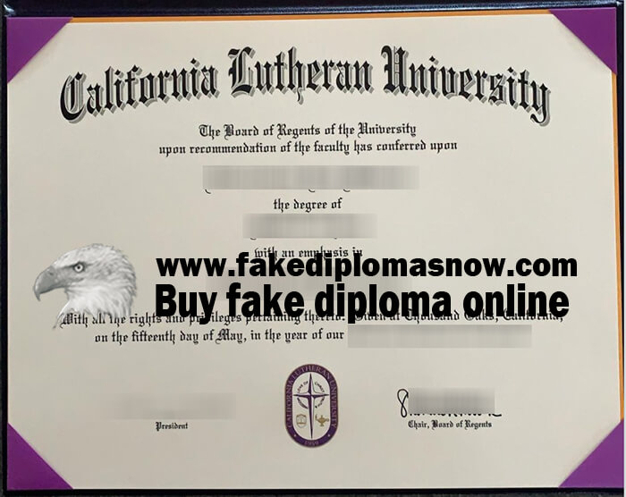 California Lutheran University diploma 