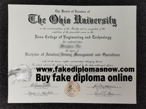 Will You Proud with the Ohio University Fake Degree Cert?