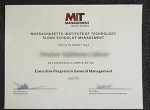 MIT Sloan diploma