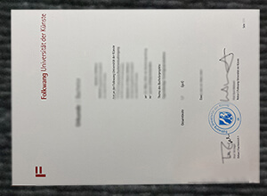 Folkwang Universität der Künste diploma