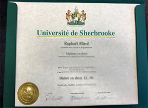 Fake Université de Sherbrooke diplomas that look real